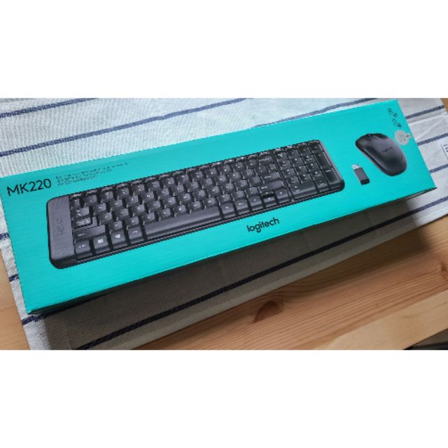 羅技 無線鍵盤滑鼠組 MK220