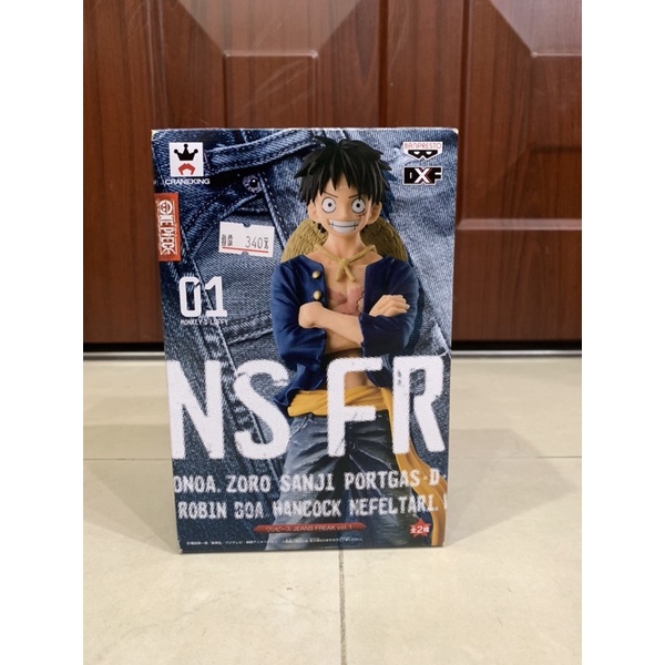 ‼️限定買家下標‼️【貳扌殿】公仔-白證代理 魯夫 牛仔褲 NSFR JEANS FREAK vol.1 DXF 已拆擺