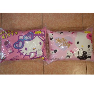 正版凱蒂貓HELLO KITTY童枕~仿麻抱枕2款~KT童枕~兒童枕~家飾~可拆洗~臺製---約45公分[可愛娃娃]