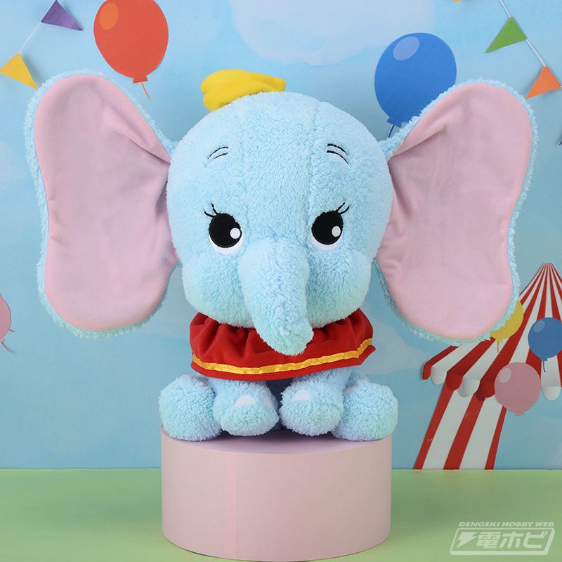 小飛象 Dumbo 正版 娃娃 迪士尼 坐姿 SEGA 景品 絨毛玩偶 收藏 生日 禮物 毛茸茸 日本限定