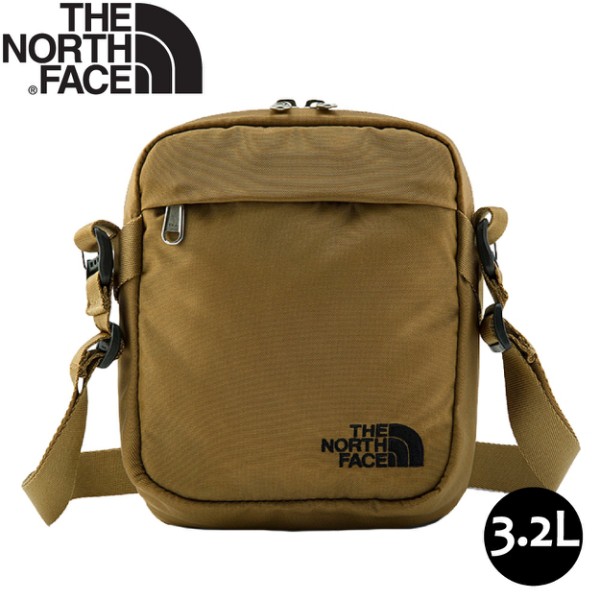 【The North Face 3.2L 側背包《棕/黑》】3BXB/側背包/斜背包/休閒背包/通勤/出國/悠遊山水