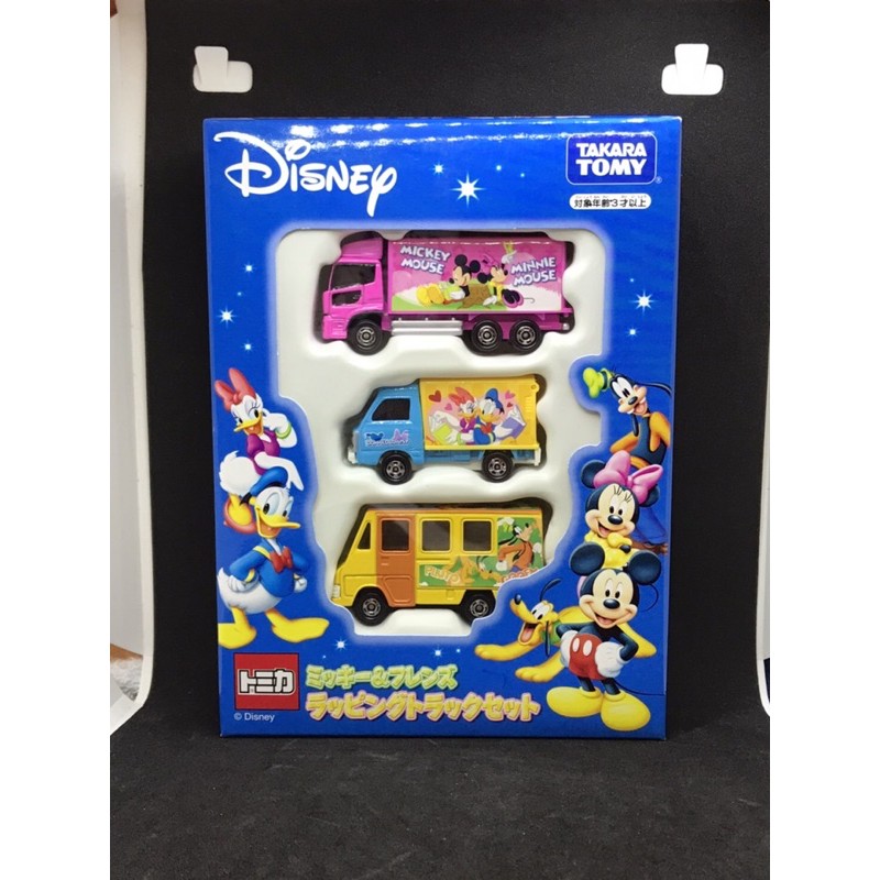 TOMY TOMICA 迪士尼 DISNEY 貨車盒組 米奇 米妮 高飛 唐老鴨