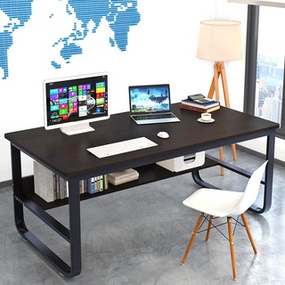 特惠9C電腦桌鋼木書桌加長加厚80/100/120/140寬50/60/70高75cm