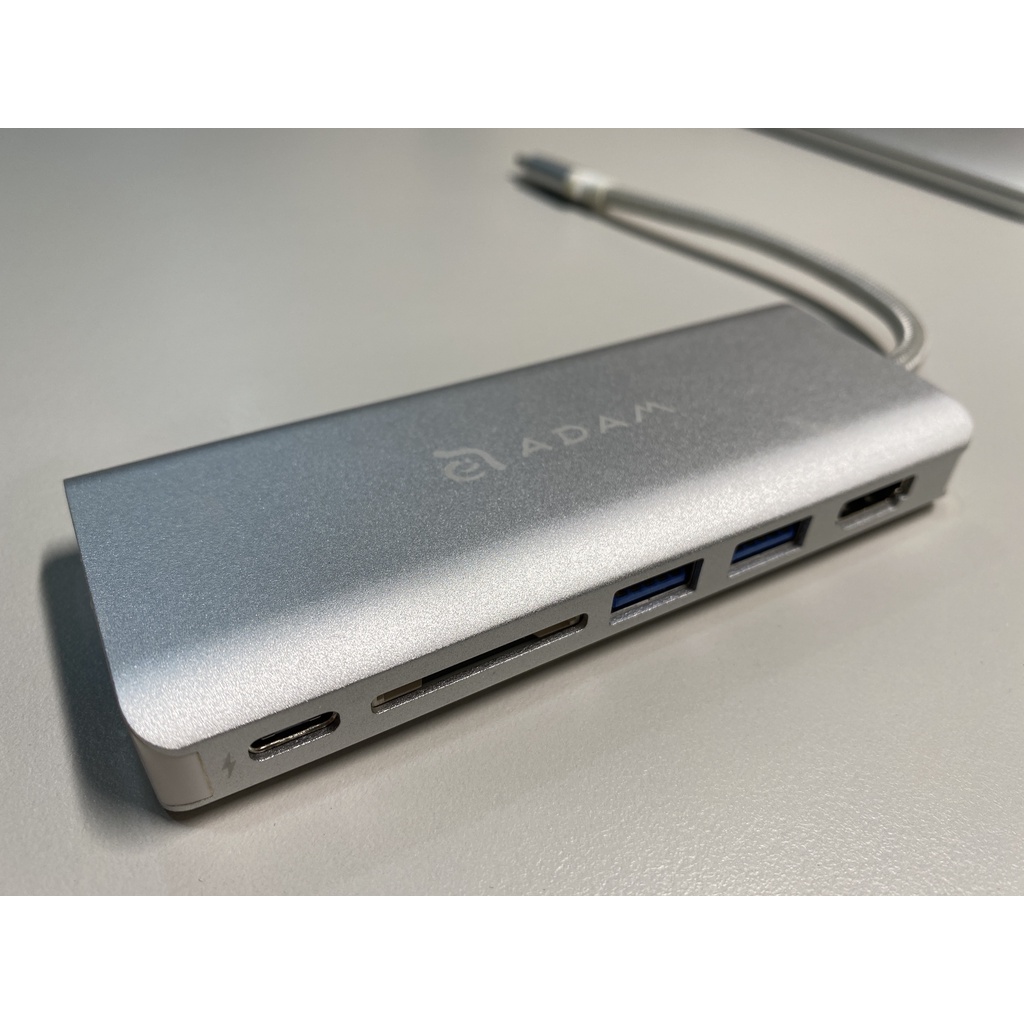 【亞果元素_二手】CASA Hub A01 USB 3.1 Type C 6 port 多功能集線器_銀色