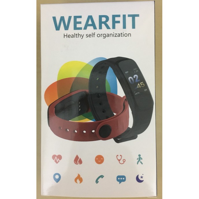 全新 WEARFIT 運動藍芽手環 黑色