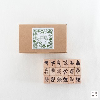 小徑文化 x 夏米花園 5 週年紀念系列 採葉集原創木質印章 - material ( MTS-CH231 )