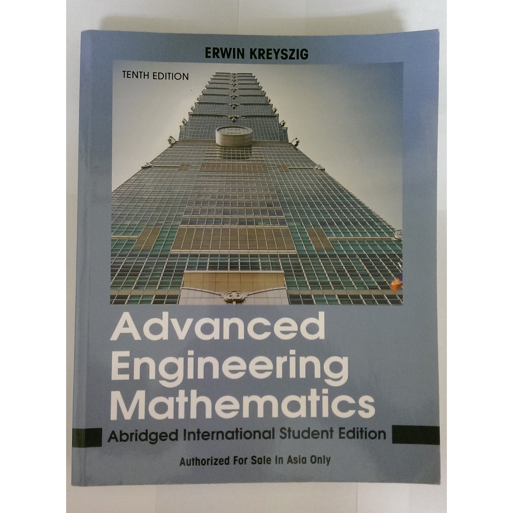 [工程數學]Advanced Engineering Mathematics,10th,Kreyszig,9781118165096,1118165098 九成新,無筆記,書皮有一點摺痕