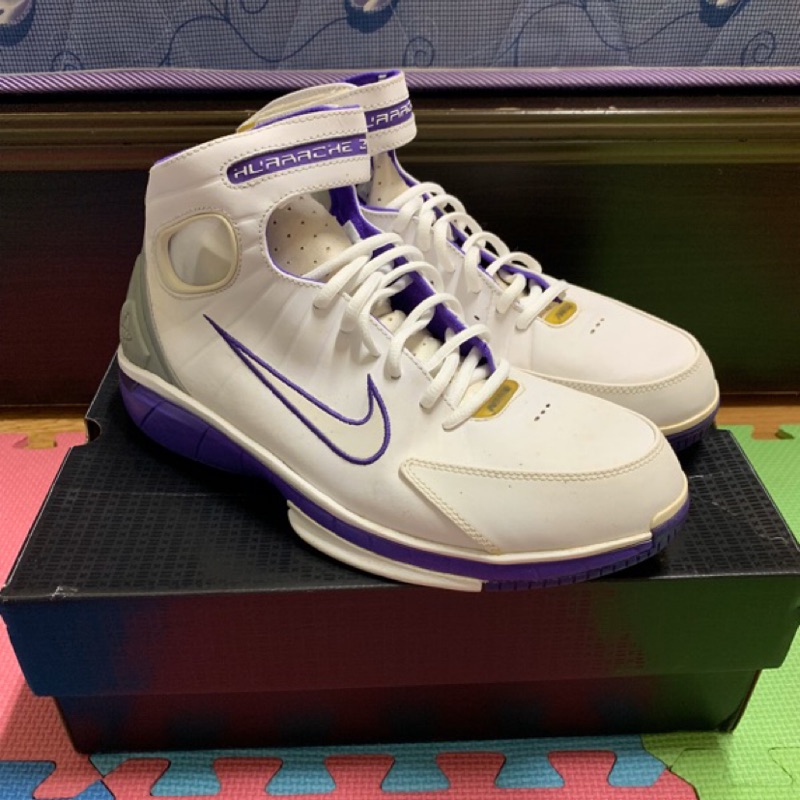 Air Zoom Huarache 2K4 Kobe Bryant “white purple “US11極新