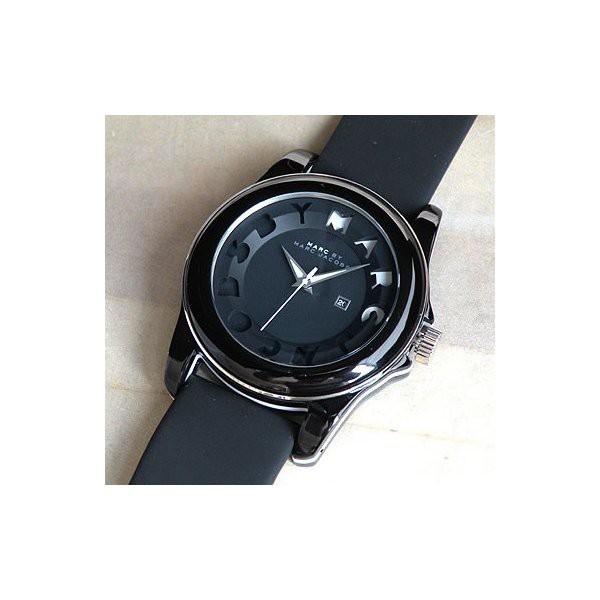Marc Jacobs 魅力時尚MJ流行腕錶-黑/43mm -MBM4009