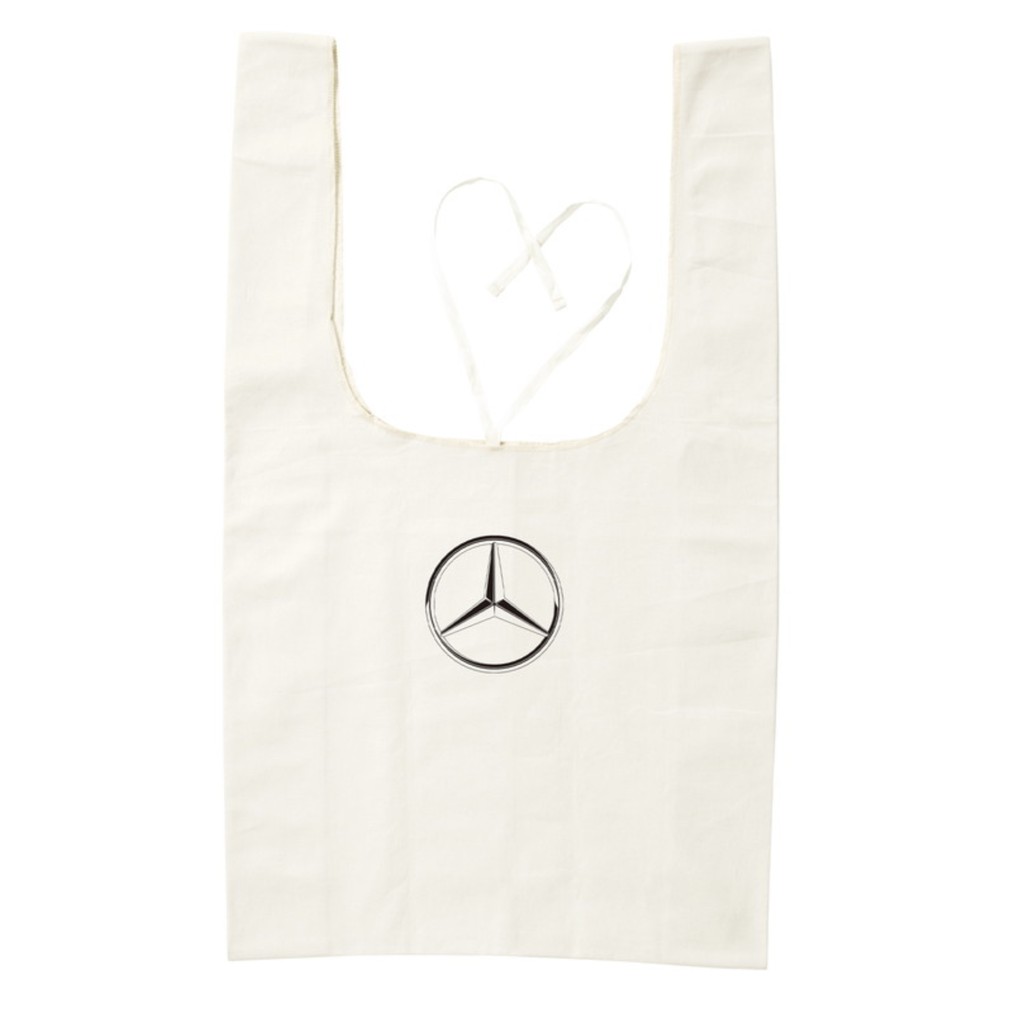 [小B之家][現貨]德國賓士原廠 馬爾凱包 購物袋 摺疊袋 肩背包 (白色)