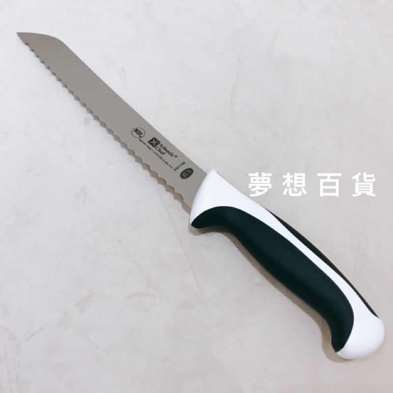 #含稅附發票# 六協麵包刀白210mm(8321T06W)附贈安全保護刀套廚刀菜刀肉刀魚刀水果刀吐司刀蛋糕刀(夢想百貨）