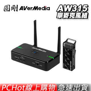 AVerMedia 圓剛 AW315 2.4GHz 無線 教學 單麥克風組 PCHot [免運速出]