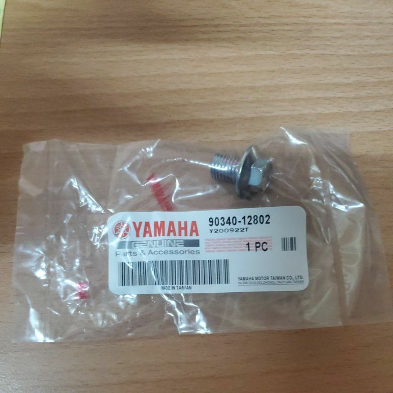 全新 YAMAHA 山葉原廠 放油螺絲 90340-12802 單顆價 機油螺絲 一顆價 機油洩油 彰化可自取