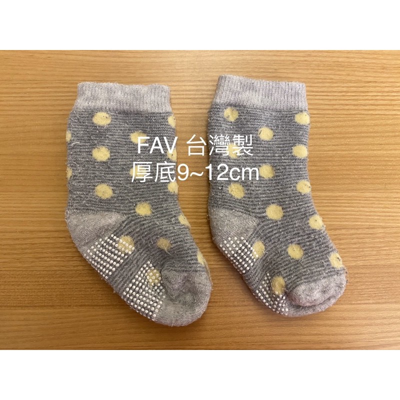 二手 FAV台灣製 Uniqlo 寶寶襪 嬰兒襪 9~12cm