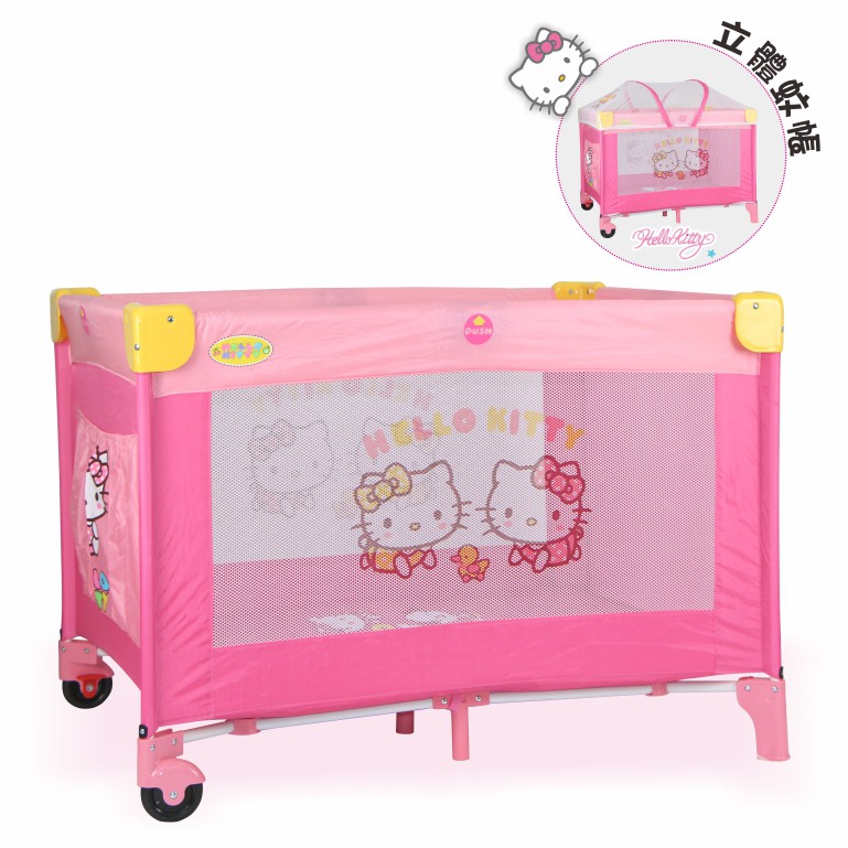 Hello Kitty-嬰兒遊戲床
