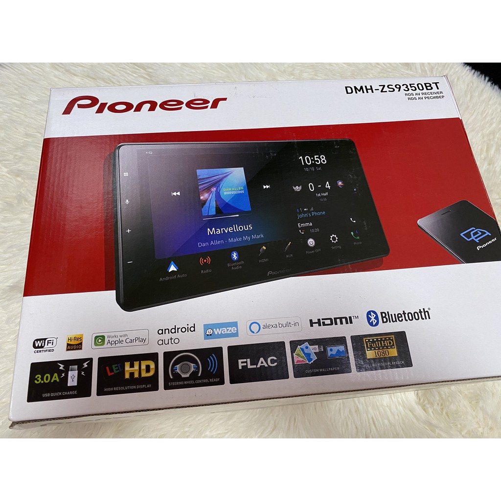 先鋒 Pioneer DMH-ZS9350BT 9吋 電容式螢幕主機 TOYOTA 平輸 現金價 另有公司貨