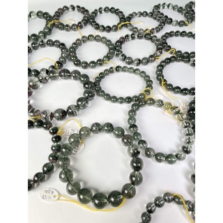 【rich手作】高品 綠幽靈 幽靈 手鍊 手串 手珠 圓珠 招財 正財 水晶 手作材料 水晶設計 現貨在臺