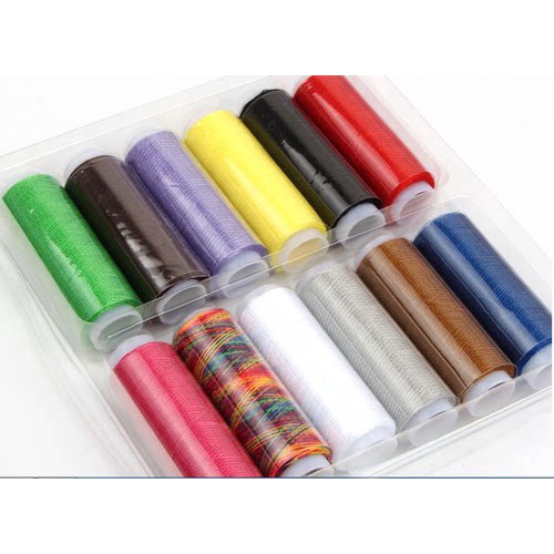 12色優質縫紉線/拼布手縫線【幸福瓢蟲手作雜貨】