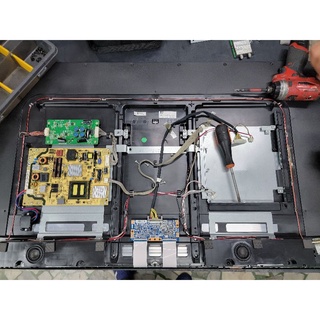 電視維修材料。聲寶。EM-42FT08D。恆流版。腳座。喇叭。按鍵版。紅外線接收版