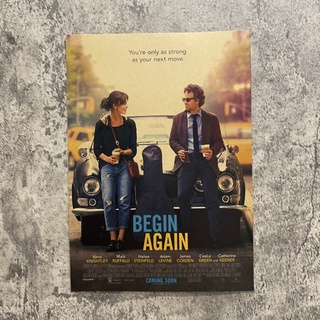 『老番顛』 現貨 曼哈頓戀習曲 begin again 經典電影 電影海報 牛皮紙海報