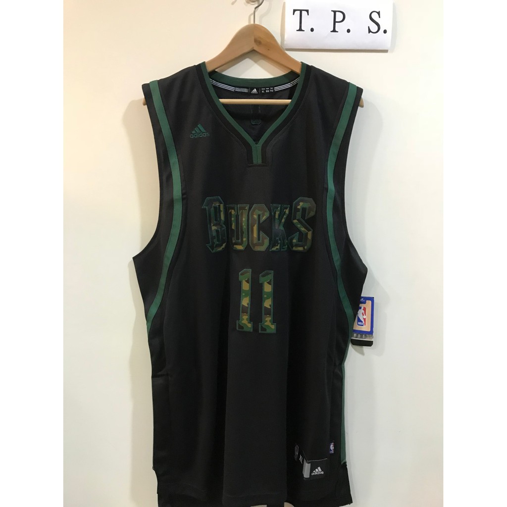 NBA球衣 Monta Ellis 公鹿異色迷彩 Adidas Swingman R30電繡 全新含吊牌 美版