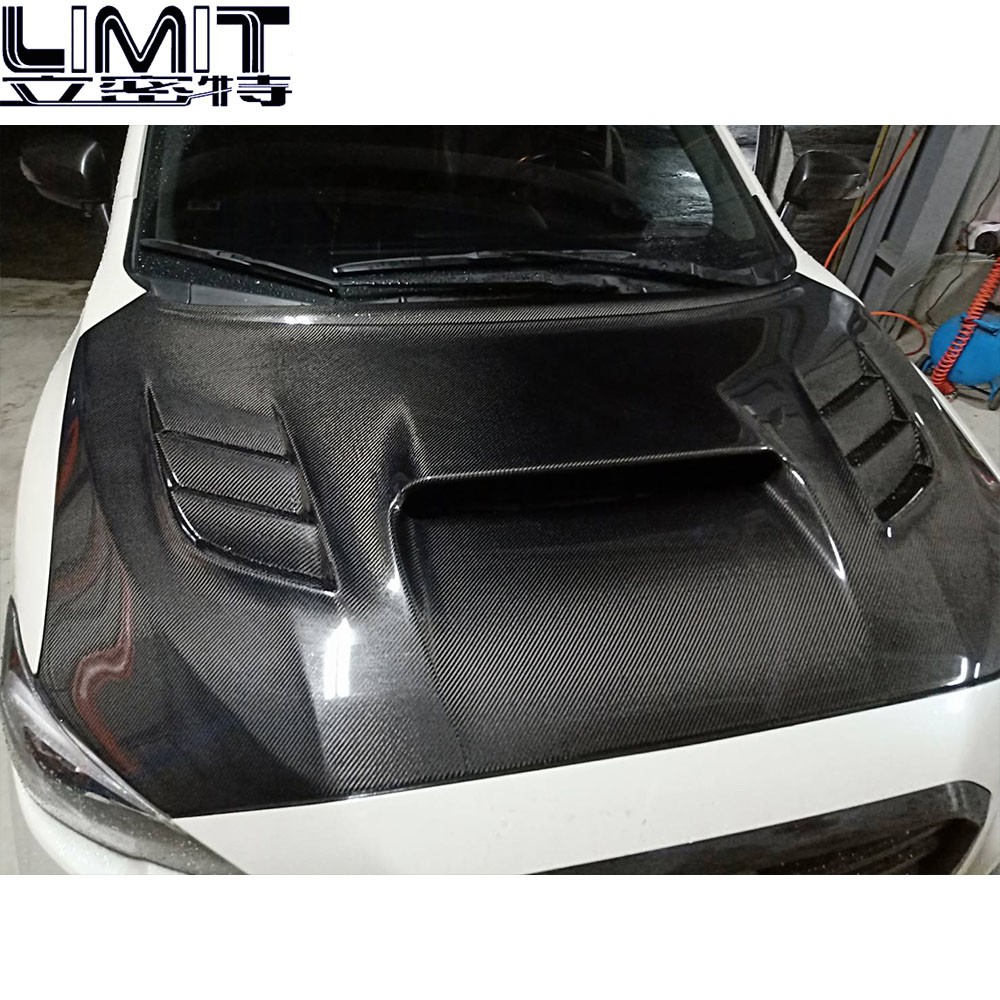 Limit立密特- 速霸陸 Subaru WRX STI 4th V款 引擎蓋 全熱壓碳纖維 含拖水盤 卡夢