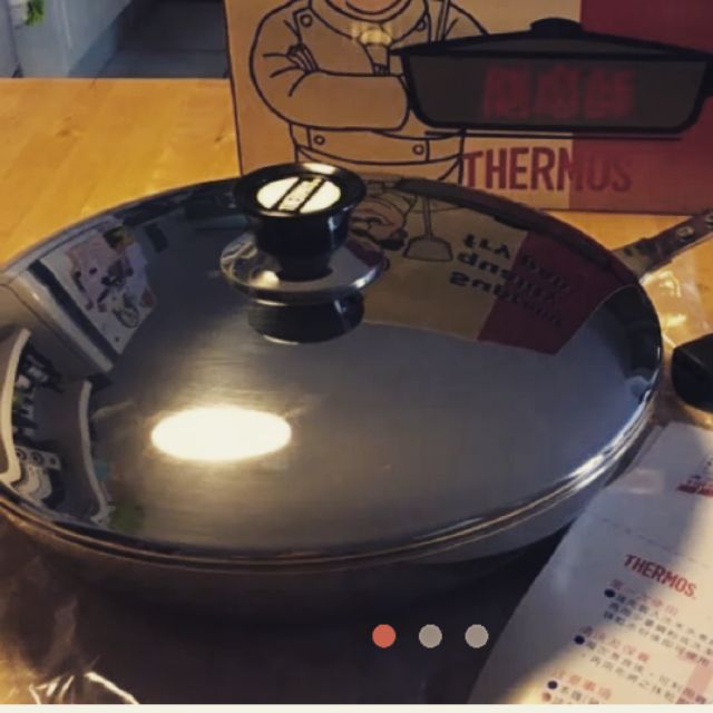 「THERMOS 膳魔師」超合金複合 平底鍋 （30cm)