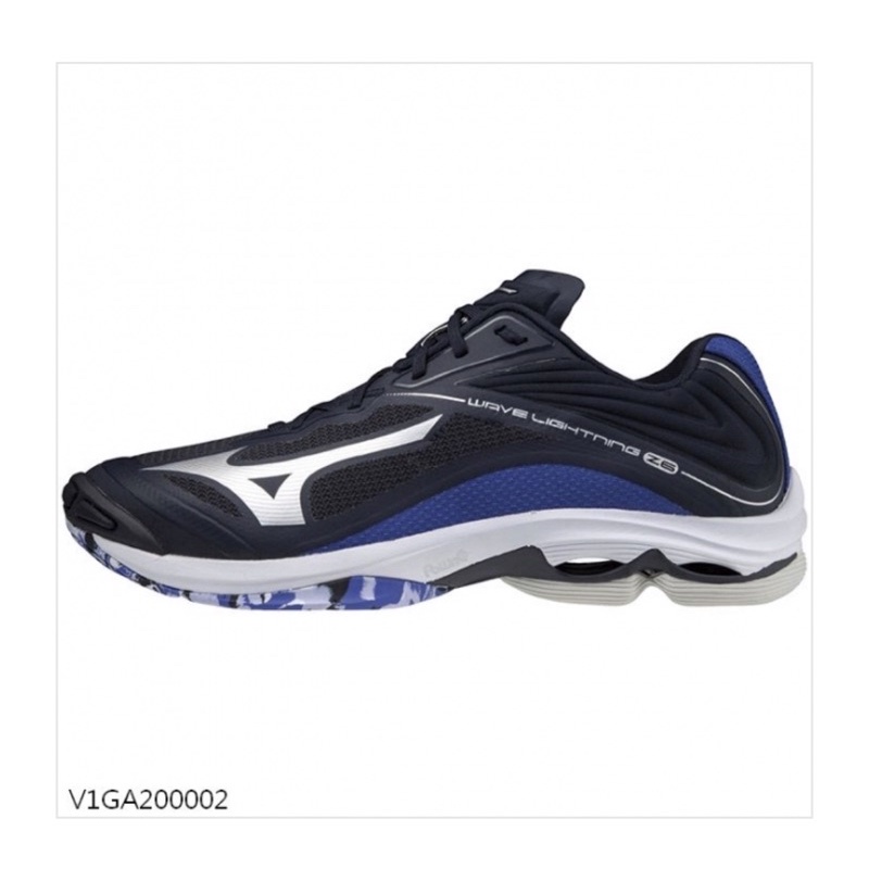 MIZUNO排球鞋 WAVE LIGHTNING Z6黑藍 28.5CM