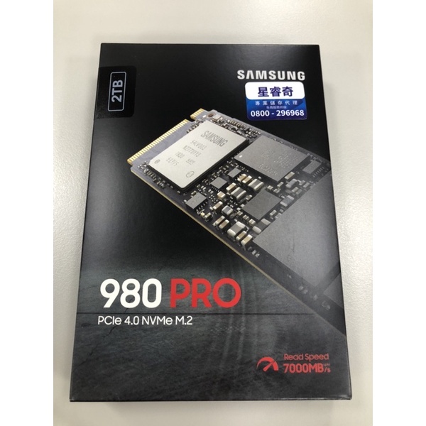 SAMSUNG 三星 980 PRO 2TB NVMe M.2 2280 PCIe 固態硬碟