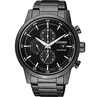 CITIZEN 星辰 Chronograph系列 光動能簡約計時腕錶 43mm/CA0615-59E
