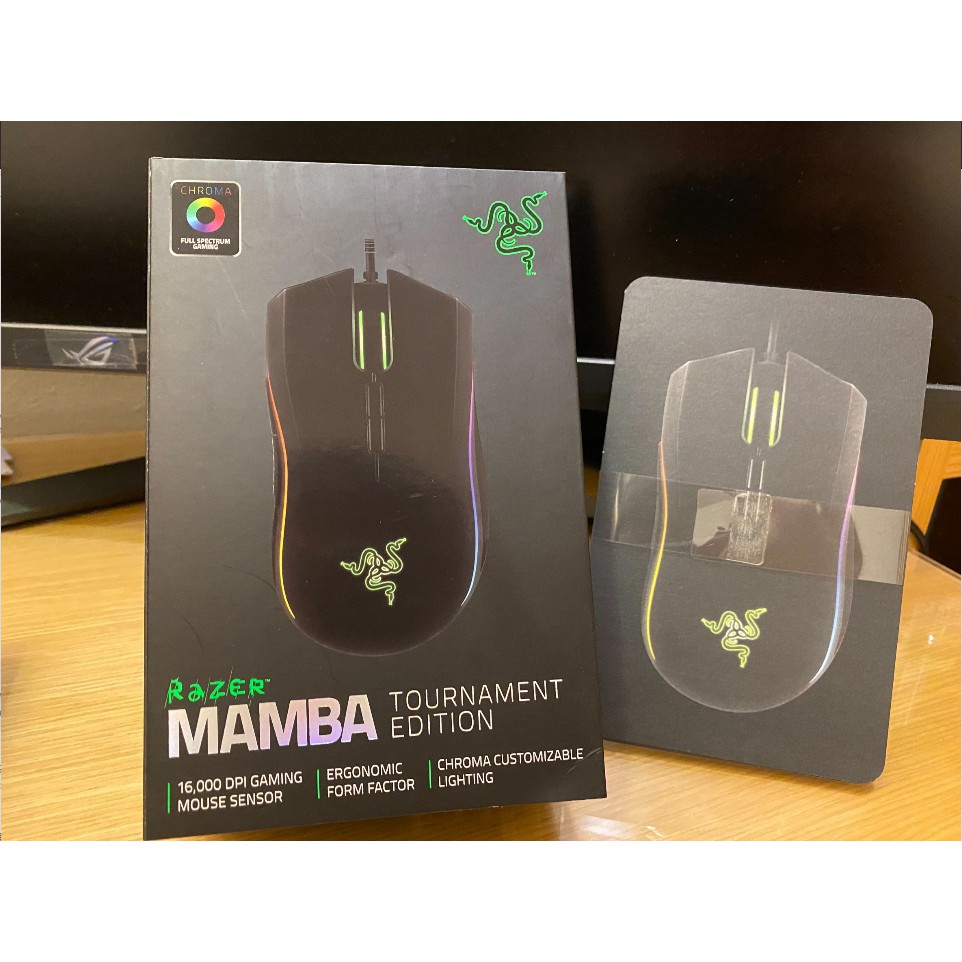 二手 滑鼠 RAZER MAMBA TOURNAMENT EDITION 曼巴 競技版