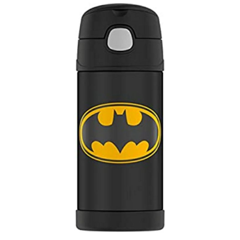 不齊美鋪－Thermos繕魔師兒童保溫瓶，355ml,黑色蝙蝠俠,有隱藏式提把，全新現貨。