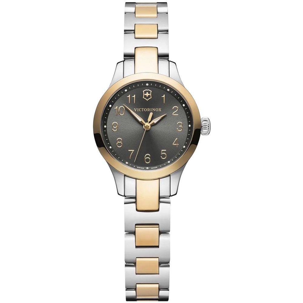 【聊聊甜甜價】VICTORINOX 瑞士維氏 Alliance 簡約時尚雙色腕錶 (VISA-241841)