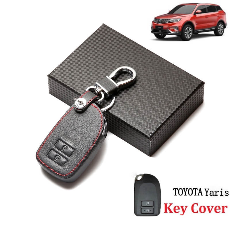 適用於豐田Toyota New Yaris 無鑰匙遙控 皮包 鑰匙包 鑰匙皮套 (LZ-11)
