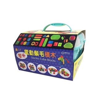 小牛津_百變工程師-電動聲光鬃毛軟質積木
