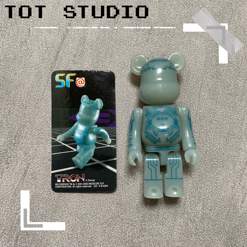 ‹ TOT.Studio › 庫柏力克熊 Be@rbrick 100% TRON科技 夜光熊 6代 代數熊