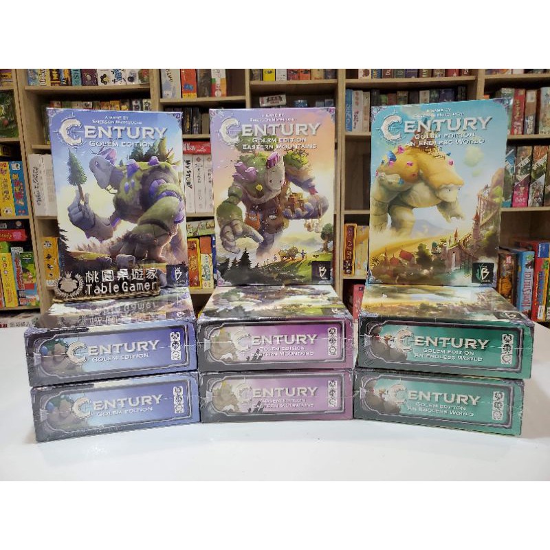 桃園桌遊家 Century Golem 世紀三部曲巨石魔像版香料之路三部曲魔像版 蝦皮購物