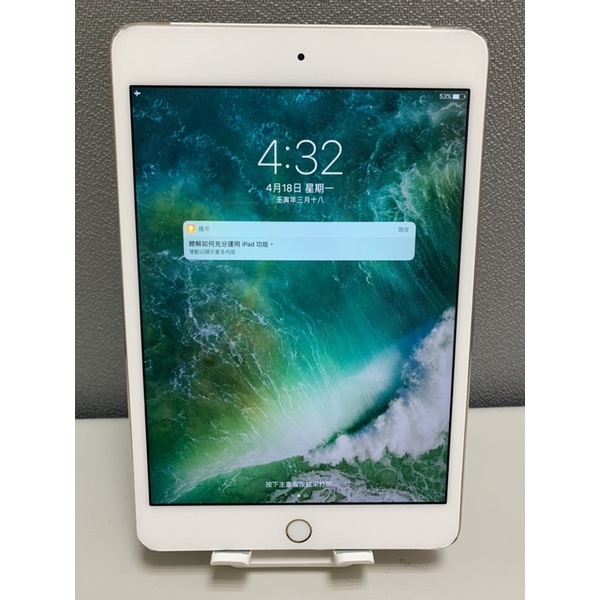 apple iPad  mini4 16G LTE 金色 清庫存促銷A
