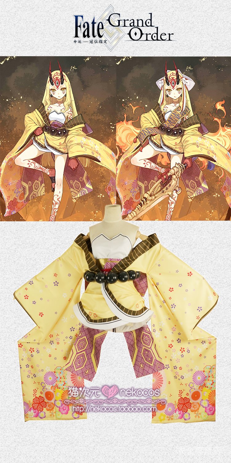 現貨貓次元 Fgo Fate Grand Order 茨木童子茨木cos 服裝定製 蝦皮購物