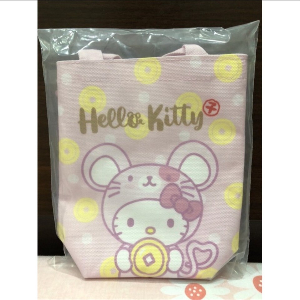 711福袋 Hello Kitty金鼠年系列小提包 粉色款