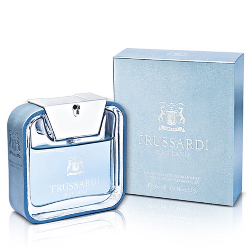 全新門市現貨：TRUSSARDI BLUE LAND 男性淡香水( 50ml50ml)