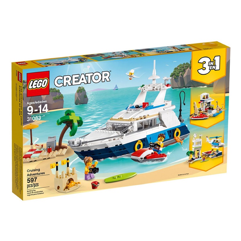 《傑克玩樂高》 LEGO 樂高 31083 創意 creator 船 遊艇 Cruising Adventures