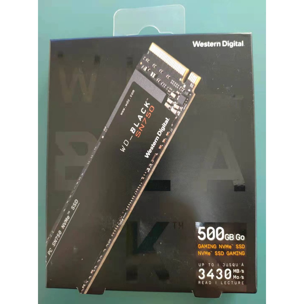 【WD】SSD SN750黑標 500GB WDS500G3X0C-00SJG0(全新未拆封)