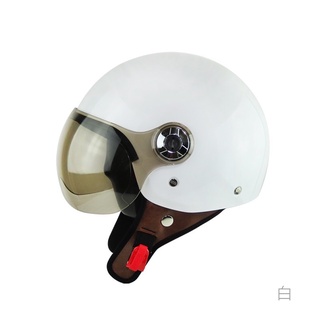 華泰 安全帽 K-808 素色 飛行帽 騎士帽 白 半罩 全拆洗
