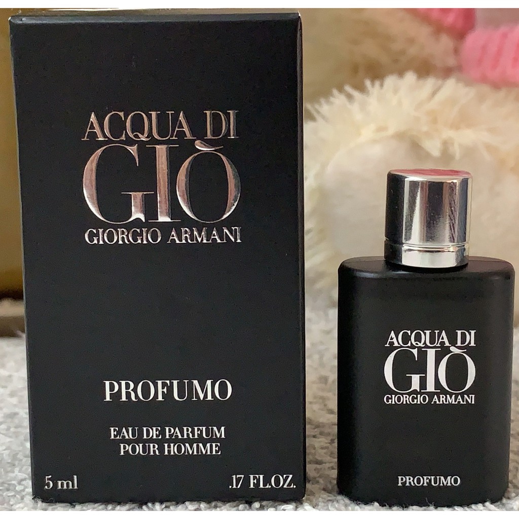 Giorgio Armani Acqua di Gio Profumo 黑寄情水男性淡香水 &lt;5ml&gt;
