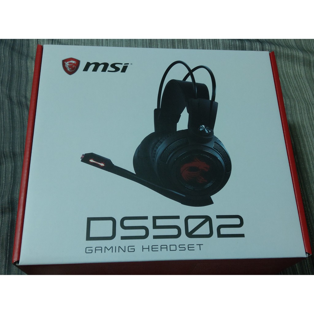 （全新）用不到便宜賣【MSI微星】DS502 職業級震動電競耳麥
