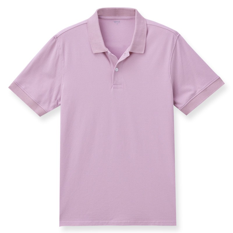 【ERSS】素色短袖POLO衫 - 男 淡紫色 K70024