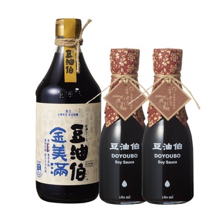 【豆油伯】經典熱銷大配小組(金美滿500ml+缸底180mlx2)