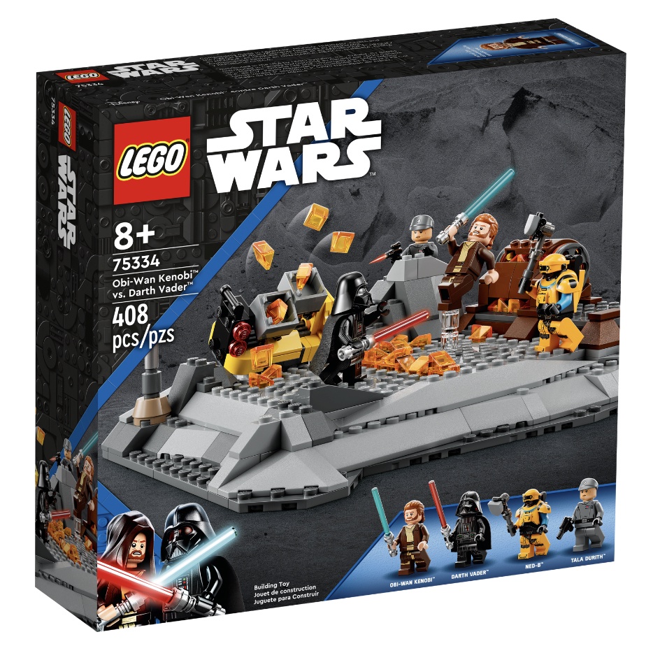『現貨』LEGO 75334 Star Wars-歐比王肯諾比vs達斯維達	     盒組     【蛋樂寶】