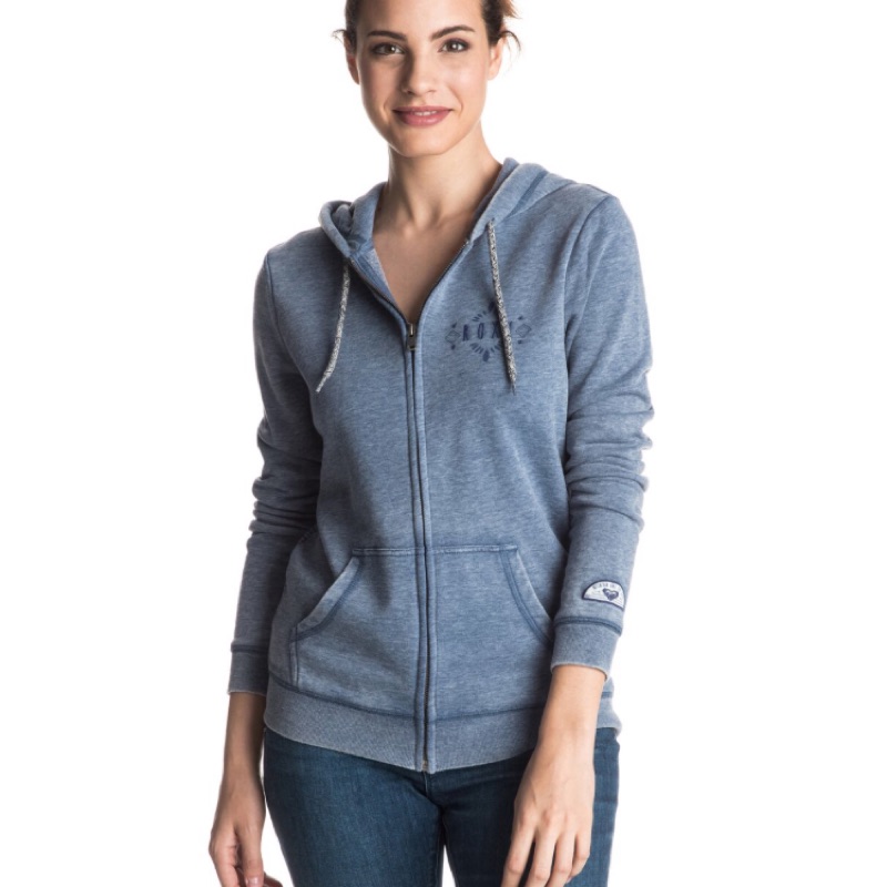 Roxy Groovy Palm C Zip Hoodie 連帽外套 S 蝦皮購物